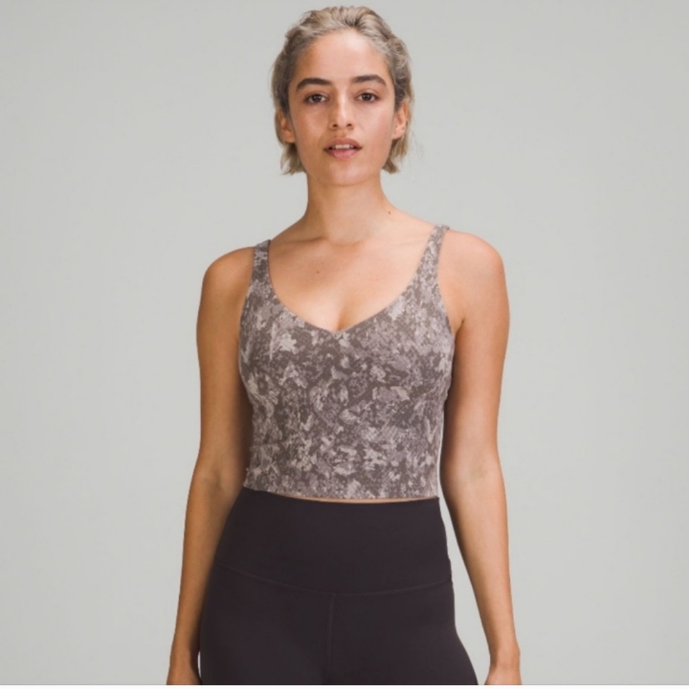 Lululemon Align Tank Size 4 Purple Snakeskin